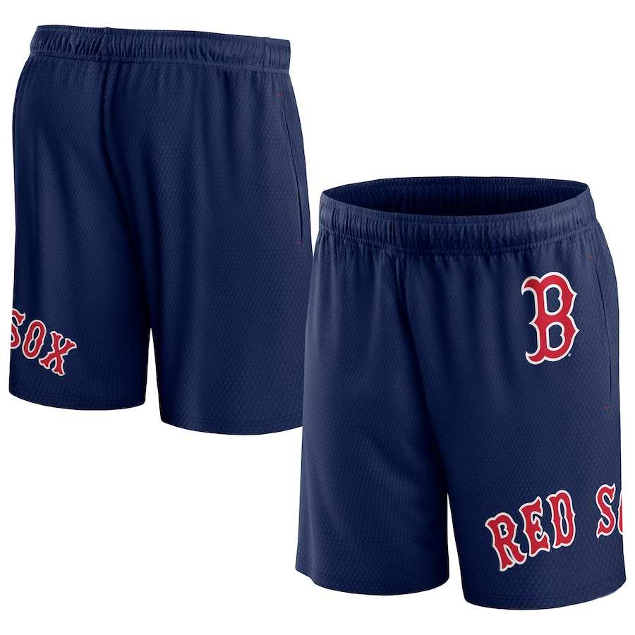 Men's Boston Red Sox Navy Clincher Mesh Shorts Men's Boston Red Sox Navy Clincher Mesh Shorts
